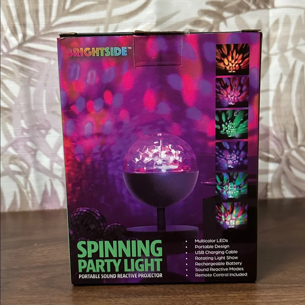 Spinning Party Light - Black